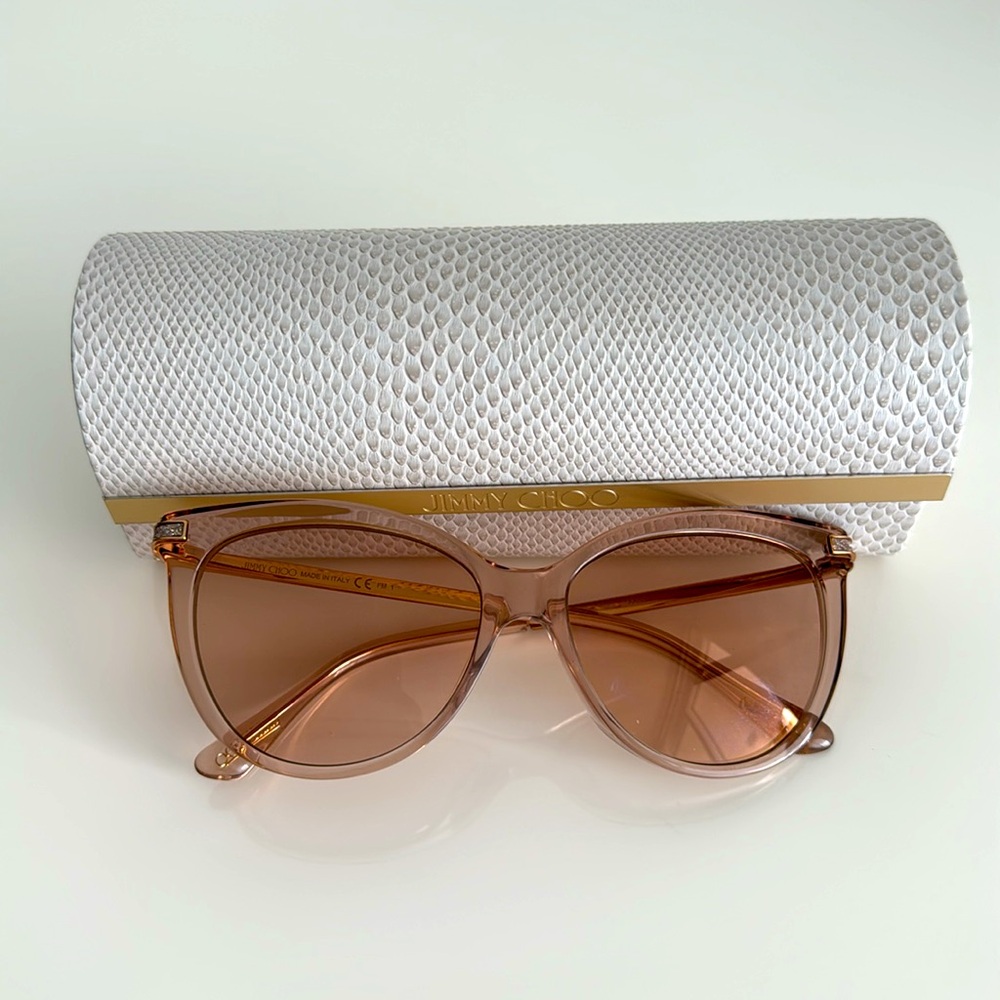 Jimmy Choo Sunglasses with Case, cloth & pouch in Excellent condition